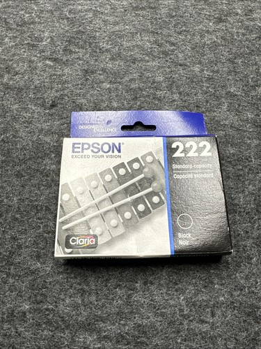 Genuine epson 222 black ink - genuine,