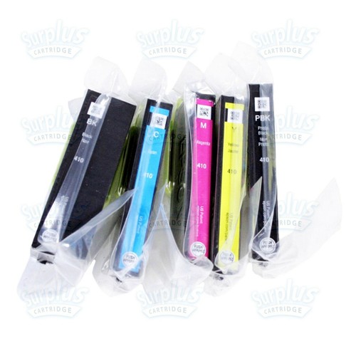 5pk genuine epson 410 black - genuine,